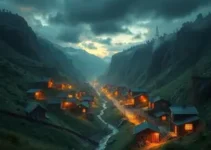 cidade mineira com visual de cinema