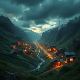cidade mineira com visual de cinema