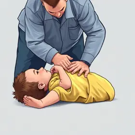 médico salva filho com Manobra de Heimlich