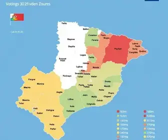 Mapa da apuração das eleições 2026 em São João del Rei