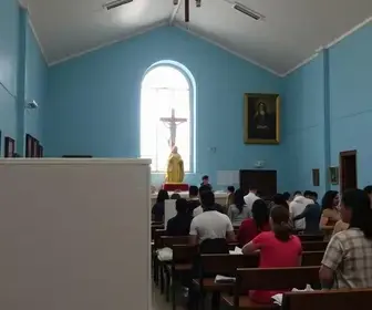 votação no Salão Paroquial N Senhora Aparecida